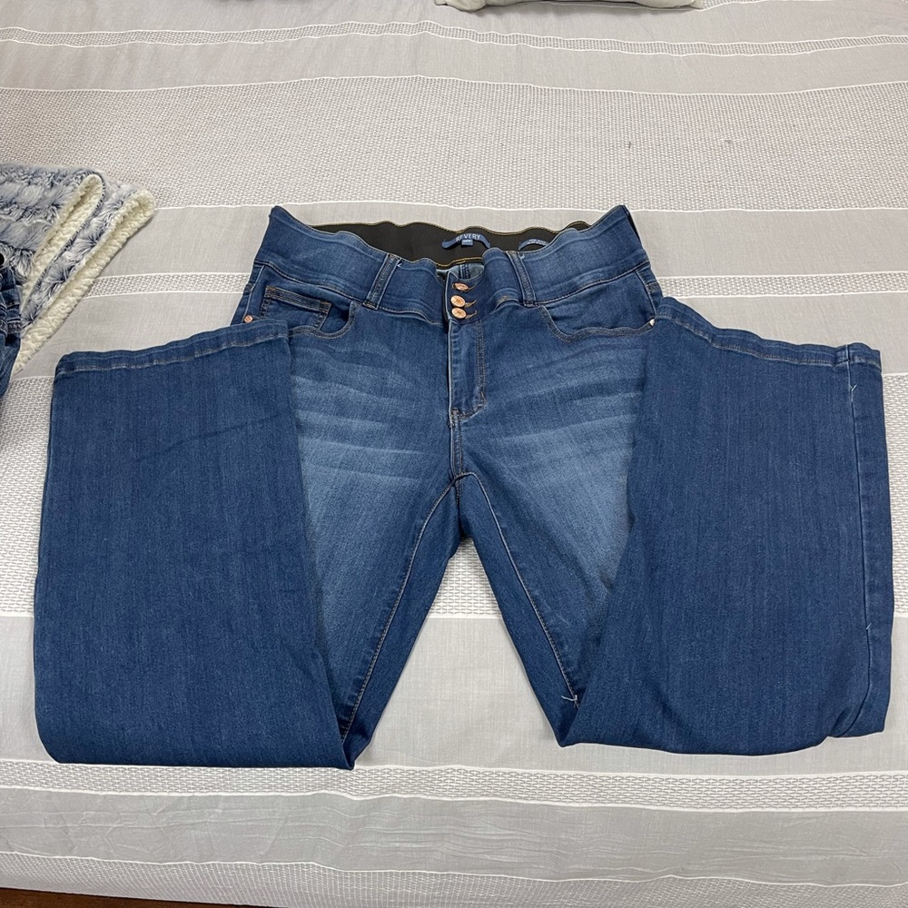 Revery brand mid-rise slim boot cut jeans